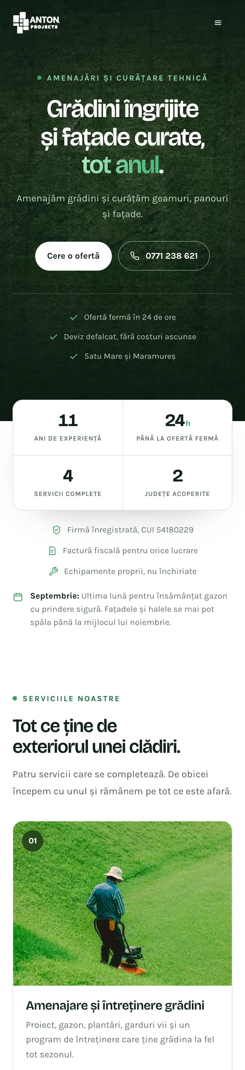 Anton Projects pe telefon